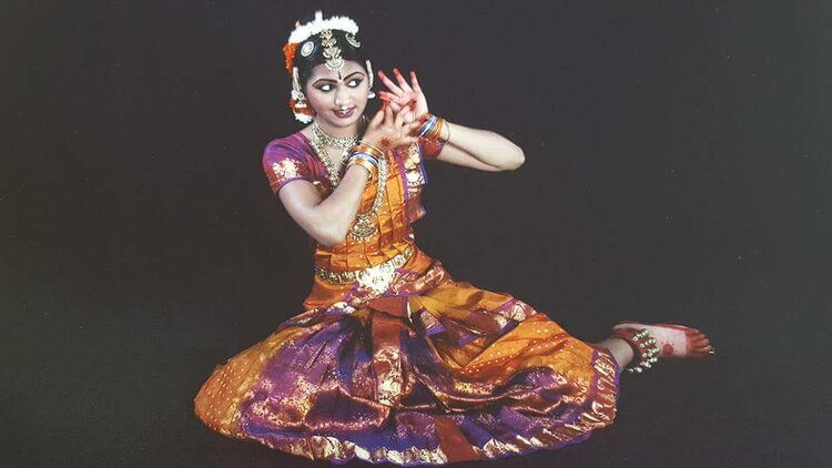 Anuri performing Bharatanatyam