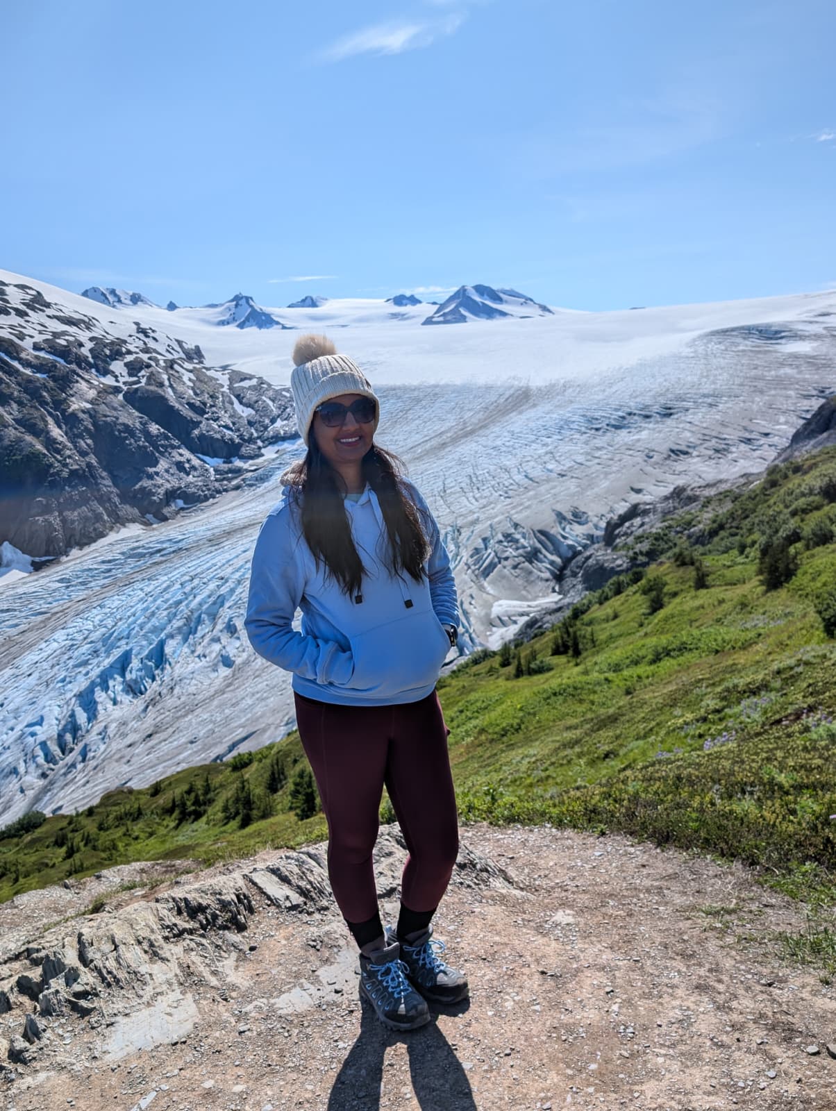 Anuri at a glacier