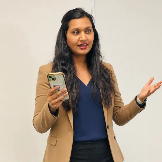 Anuri leading a design sprint